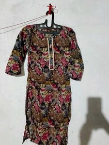 Floral Print Kurta