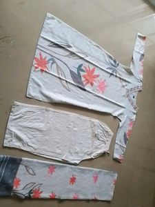 Floral Print Kurta Set