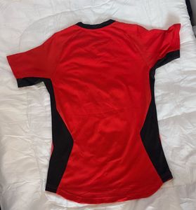 Asics Red Athletic T-Shirt