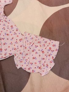Cute Floral Baby Girl Outfit