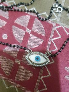 evil eye 925 silver pendent mangalsutra