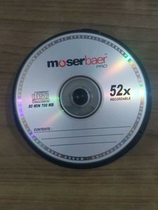 Moserbaer Pro CD-R 700 MB 80 min. 52x