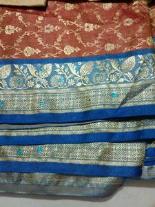 Beautiful Indian Silk Saree with Blouse