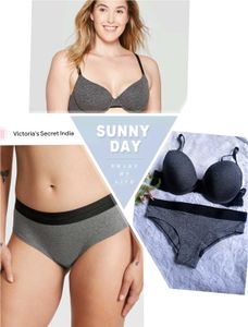 Gray Bra & Panty Set
