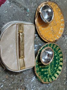 wedding  makeup Vanity with platter