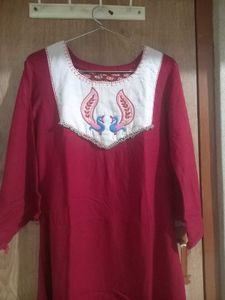 Embroidered Kurta Set with plazzo