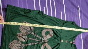 Green Sleeveless Summer top