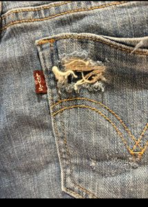 Levi's Distressed Denim Shorts