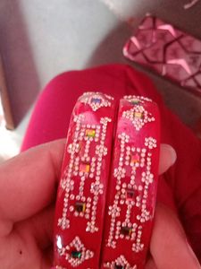 Beautiful Red Bangles