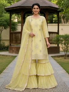 Beautiful Yellow Kurta Set