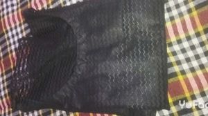 Elegant Black Kurta Set with Blue Salwar