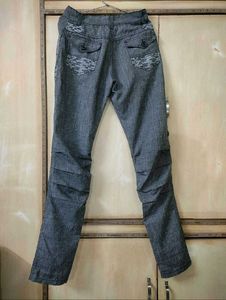 Men's Grey Casual Trousers | 30 in Waist