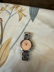 Elegant Pink Dial Watch