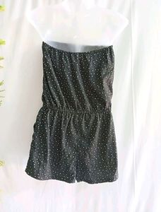 Polka Print Women Jumpsuit