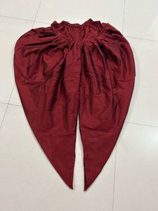 Burgundy Tulip Dhoti Salwar
