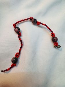rhodonite Beaded Bracelet
