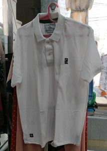 Woodland White Polo Shirt