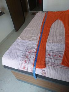 Stylish Blue &amp; Orange Kurta