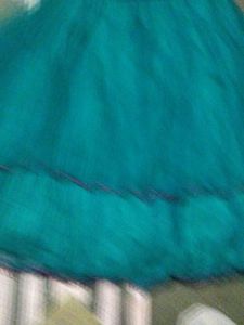 Girls' Pink &amp; Teal Lehenga Choli