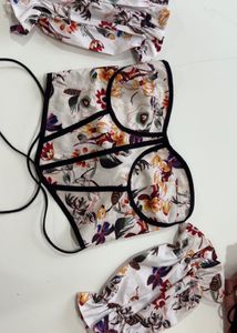 Corset Top with detachable Sleeves