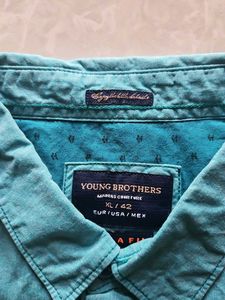 Men's Blue Casual Shirt