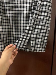 Checkered Mini Skirt