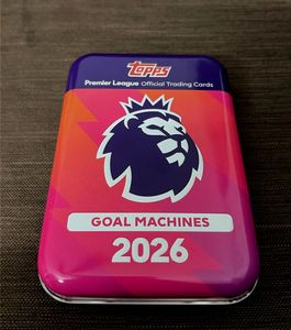 Topps Premier League Trading Cards Tin Storage Box