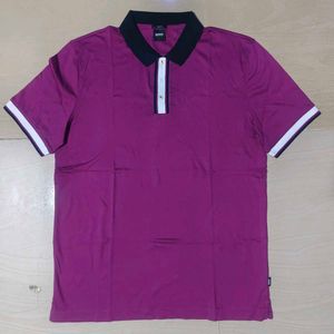 new Hugo Boos maroon colour tshirt