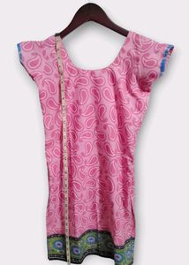 Pink Paisley Mini Dress