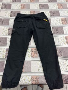 Superdry Men's Black Cargo Joggers