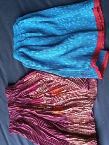 Donation Box 1 Year Girl's Middi And 2 Year Girls' 2 Skirts