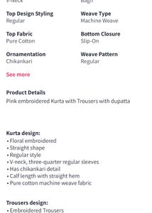 HEEPOSH Floral Embroidered Chikankari Suit