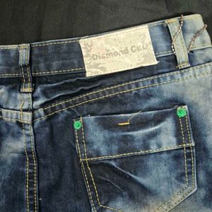 Distressed Denim Mini Skirt y2k