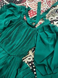 Emerald Green Mini Dress