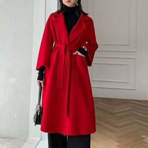 Red Belted Coat