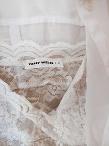 Beutiful Floral Bralette Panty With Overcoat