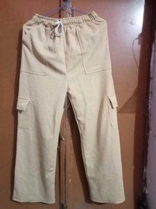 Beige Cargo Pants