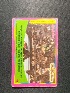 Big babol WWE card collectible