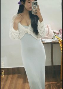 Forever 21 stretchable Light Blue Spaghetti Strap