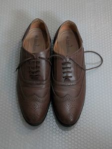 Classic Brown Leather Brogues