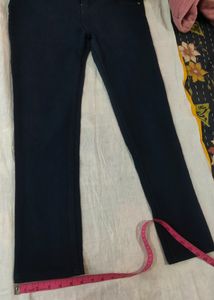 Navy Blue Straight Leg Pants