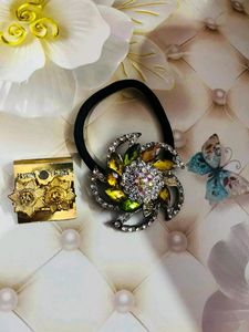Womane Earrings & Hair Band