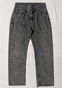 Grey Acid Wash Jeans