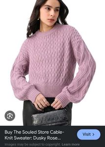 Women's Textured Crop Sweatshirt