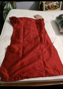 Stunning Embellished Red Kurta