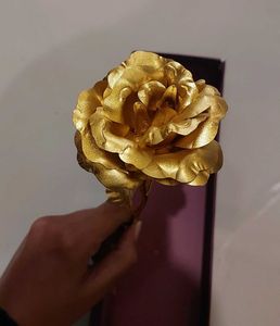 Golden Rose in Box