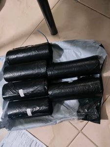 Rolls of Black Trash Bags 6 bundle (Garbage bag)