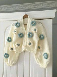 Crochet Cardigan with Bows