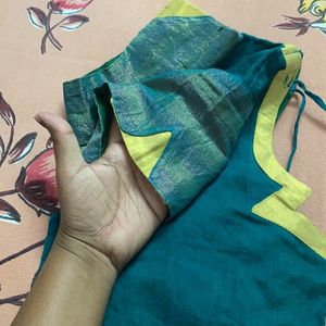 dark green colour blouse