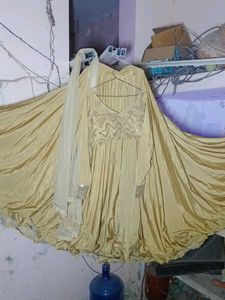heavy silk lahanga choli set with dupatta